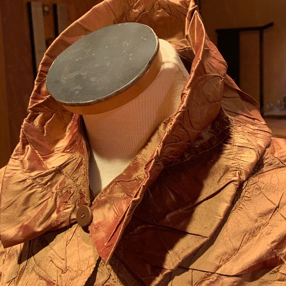 Designer Silk Jacket - Picture 7 of 8